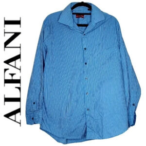 ALFANI STRETCH FITTED BUTTON UP 